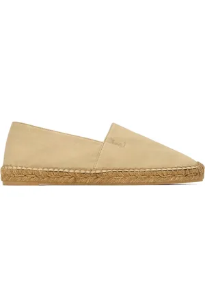 Saint Laurent Buty, Kobieta, Beżowy, 38 1/2 EU, Stylowe Espadryle na lato