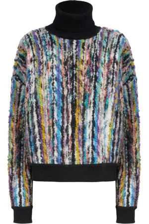 Missoni Swetry, Kobieta, Wielobarwność, S, Abstrakcyjny Wzór Wełniany Sweter