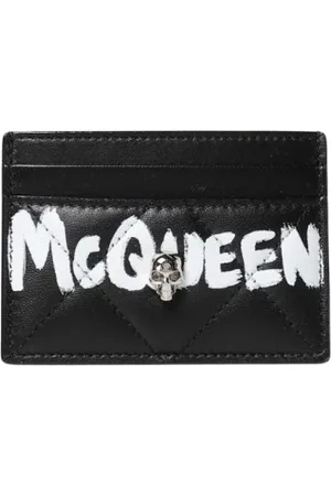 Alexander McQueen Akcesoria, Kobieta, Czarny, ONE SIZE, Skull Quilted Portfel