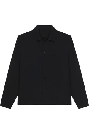 Givenchy Kurtki, Mężczyzna, Czarny, XL, Elegancka Kurtka z Kołnierzem