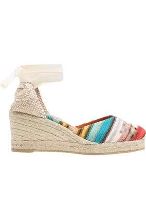 Missoni Buty, Kobieta, Wielobarwność, 41 EU, Kolorowe Espadryle na sznurowadła