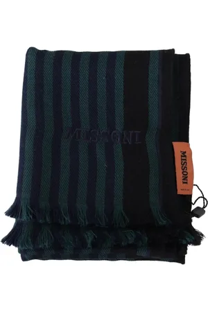Missoni Akcesoria, Mężczyzna, Wielobarwność, ONE SIZE, Wielokolorowy Szal z Logo Haftem