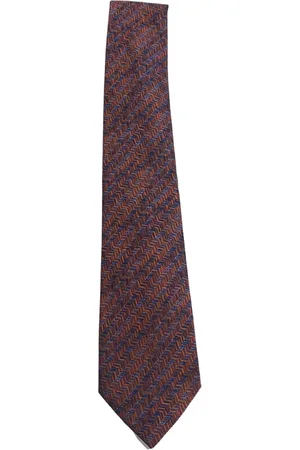 Missoni Akcesoria, Mężczyzna, brązowy, ONE SIZE, Jedwabny Krawat - Styl