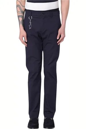 Paul & Shark Spodnie, Mężczyzna, Niebieski, XL, Ivory Classic Straight Fit Spodnie