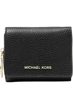 Michael Kors Akcesoria, Kobieta, Czarny, ONE SIZE, Czarne Portfele na Stylowy Wygląd