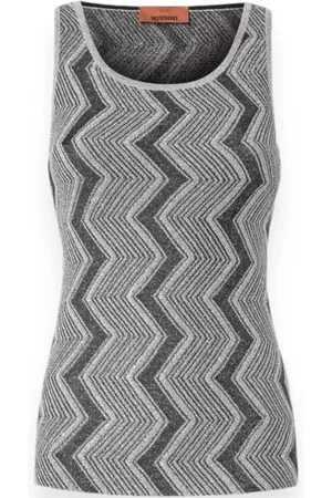Missoni Koszulki, Kobieta, Szary, M, Koszulka damska