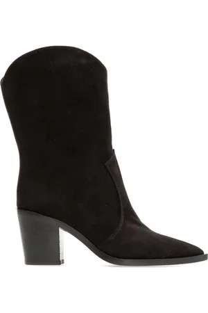 Gianvito Rossi Buty, Kobieta, Czarny, 36 EU, Klasyczne Botki w Czarnym Skórze