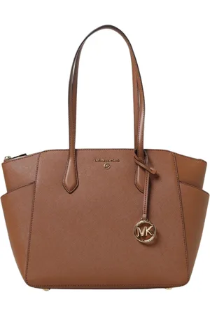 Michael Kors Torebki, Kobieta, brązowy, ONE SIZE, Strukturalna Torba ze Skóry Saffiano