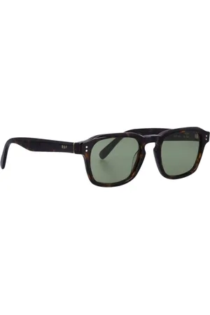 Retrosuperfuture Akcesoria, Mężczyzna, Zielony, ONE SIZE, Stylowe zielone okulary przeciwsłoneczne dla mężczyzn