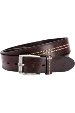 Camel Active Akcesoria, Mężczyzna, brązowy, ONE SIZE, Brązowy skórzany pasek dla dorosłych
