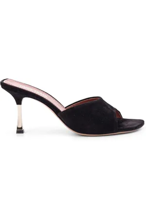 PARIS TEXAS Buty, Kobieta, Czarny, 41 EU, Zamsz, Zamszowe sandały na szpilce