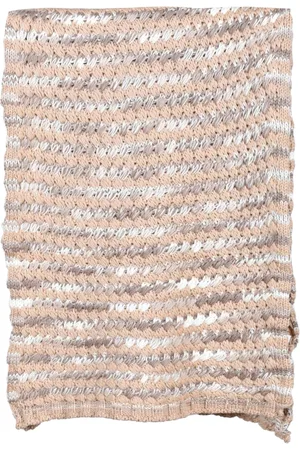 Missoni Akcesoria, Kobieta, Beżowy, ONE SIZE, Wełniany Szal