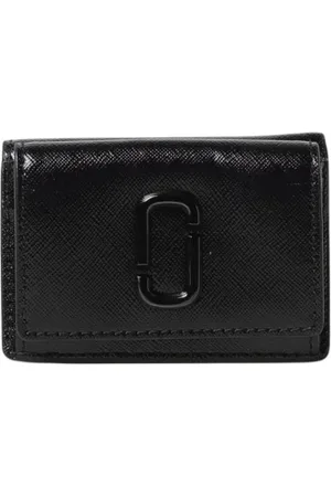 Marc Jacobs Akcesoria, Kobieta, Czarny, ONE SIZE, Czarna Mini Portmonetka Kompaktowy Design