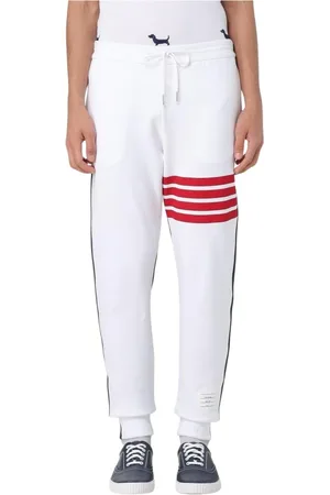 Thom Browne Spodnie, Mężczyzna, Biały, M, Białe spodnie krawieckie