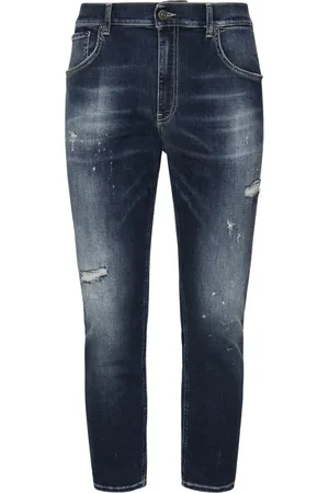 Dondup Jeansy, Mężczyzna, Niebieski, W36, Ciemnoniebieskie Jeansyy Skinny Fit