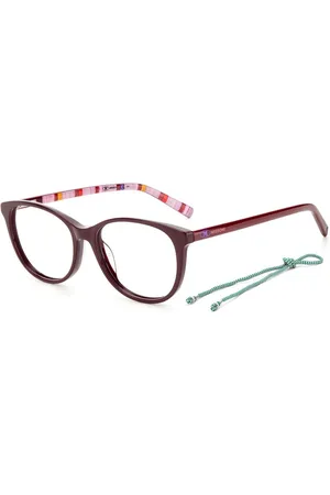 M Missoni Akcesoria, Kobieta, Wielobarwność, ONE SIZE, Okulary z wzorzystą oprawą z octanu