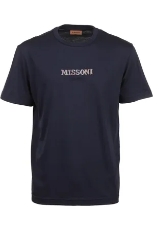 Missoni Koszulki, Mężczyzna, Niebieski, S, Stylowe T-shirty dla Mężczyzn i Kobiet