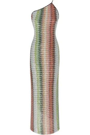 Missoni Sukienki, Kobieta, Wielobarwność, M, Wielokolorowa Elegancka Sukienka Odzież Damska