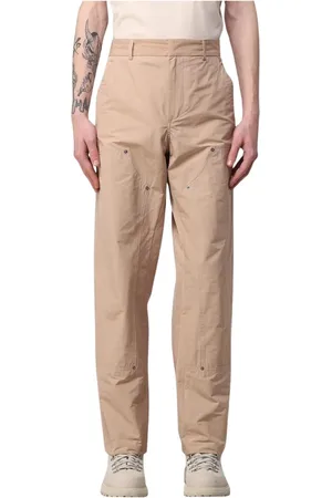 424 FAIRFAX Spodnie, Mężczyzna, Beżowy, L, Beżowe Luźne Spodnie Casual