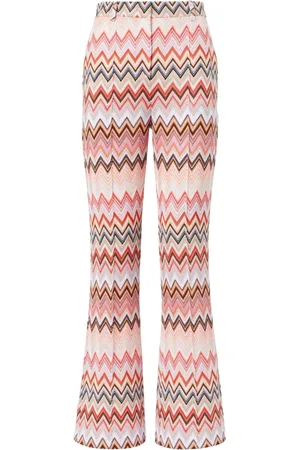 Missoni Spodnie, Kobieta, Wielobarwność, S, Żółte spodnie dla stylowego wyglądu