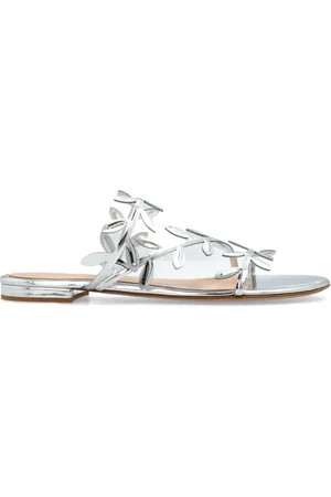 Gianvito Rossi Buty, Kobieta, Szary, 36 EU, Klapki `Flavia`