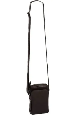 Chesterfield Akcesoria, unisex, brązowy, ONE SIZE, Brązowa torebka damska na telefon