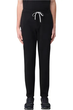 Emporio Armani Spodnie, Mężczyzna, Czarny, S, Eleganckie Czarne Spodnie