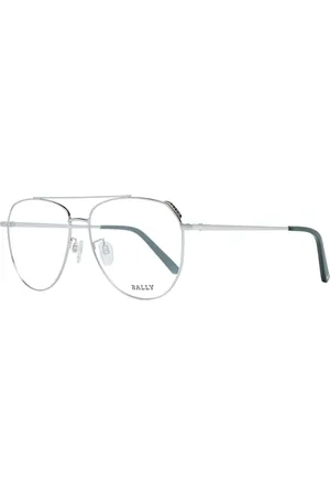 Bally Akcesoria, unisex, Szary, ONE SIZE, Srebrne Okulary Optyczne Aviator