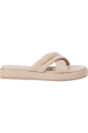 Gianvito Rossi Buty, Kobieta, Beżowy, 38 1/2 EU, Nappa Peach Sandal Made in Italy