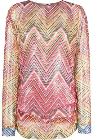 Missoni Koszulki, Kobieta, Wielobarwność, S, Wielokolorowy Krótki Cover Up