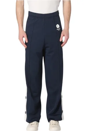 Kenzo Spodnie, Mężczyzna, Niebieski, M, Spodnie Relaxed Fit