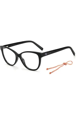 M Missoni Akcesoria, Kobieta, Czarny, ONE SIZE, Luksusowe Czarne Okulary Przeciwsłoneczne z Acetatową Oprawą dla Kobiet