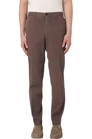 Incotex Spodnie, Mężczyzna, brązowy, 3XL, Brązowe Spodnie Slim Fit Spodnie