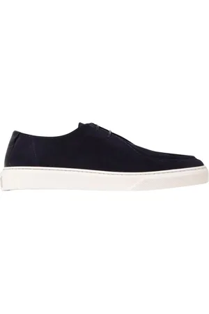 Woolrich Buty, Mężczyzna, Niebieski, 42 EU, Zamsz, Niebieskie Brogue Low Top Buty