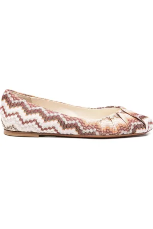 Missoni Buty, Kobieta, Beżowy, 37 EU, Brązowe Baletki