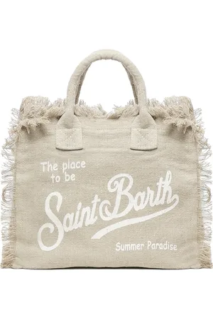 MC2 SAINT BARTH Torebki, Kobieta, Beżowy, ONE SIZE, Beżowa Torba z Zapięciem na Zamek