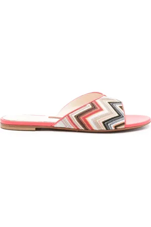Missoni Buty, Kobieta, Różowy, 37 1/2 EU, Różowe Letnie Sandały dla Kobiet