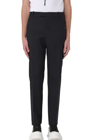 Alexander McQueen Spodnie, Mężczyzna, Czarny, M, Czarne Spodnie Cargo