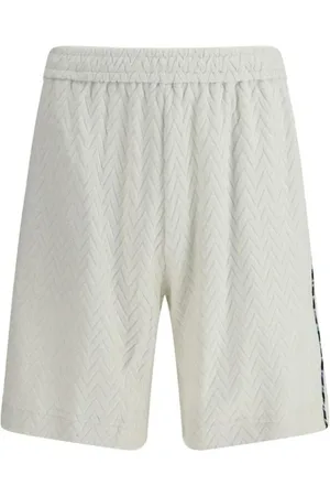 Missoni Szorty, Mężczyzna, Biały, M, Zig Zag Chevron Terry Shorts