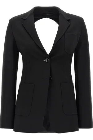 Max Mara Kurtki, Kobieta, Czarny, 2XS, Elegancka Sukienka Anagni