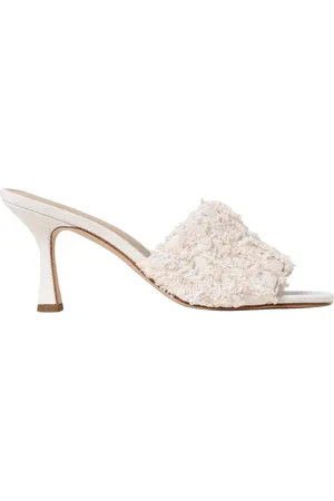 Michael Kors Buty, Kobieta, Biały, 37 EU, Białe sandały na obcasie