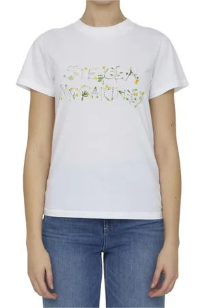 Stella McCartney Koszulki, Kobieta, Biały, XS, T-Shirts