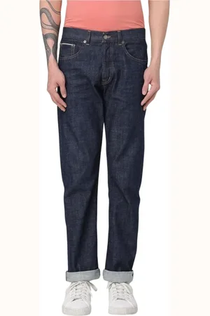 Dondup Jeansy, Mężczyzna, Niebieski, W35, Denim, Klasyczne dżinsy Straight Leg