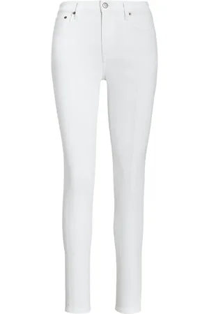 Ralph Lauren Jeansy, Kobieta, Biały, L, Bawełna, Sullivan Slim Stretch Jeansy
