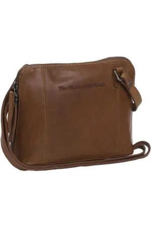 Chesterfield Torebki, Kobieta, brązowy, ONE SIZE, Brązowa Torba na Ramię z Funkcjonalnym Designem