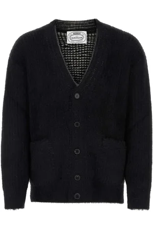 Missoni Swetry, Mężczyzna, Czarny, M, Nylon, Czarny sweter z nylonowym dodatkiem