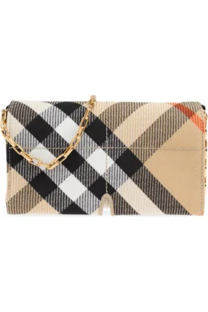 Burberry Torebki, Kobieta, Beżowy, ONE SIZE, Bawełna, Snip Mini Torebka na Ramię