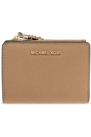 Michael Kors Akcesoria, Kobieta, Beżowy, ONE SIZE, Skóra, Portfel Empire