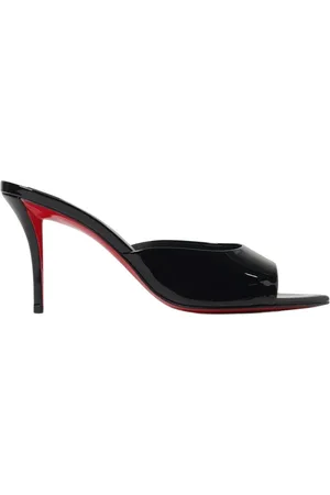 Christian Louboutin Buty, Kobieta, Czarny, 37 EU, Czarne Lakierowane Slingbacki