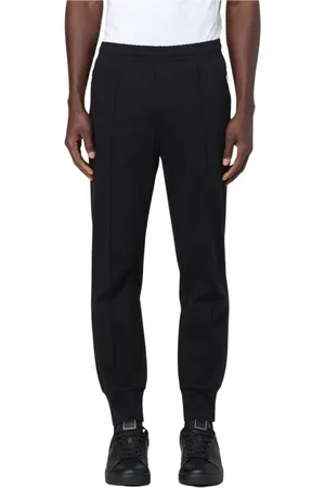 Emporio Armani Spodnie, Mężczyzna, Czarny, S, Stylowe czarne spodnie z bocznymi kieszeniami